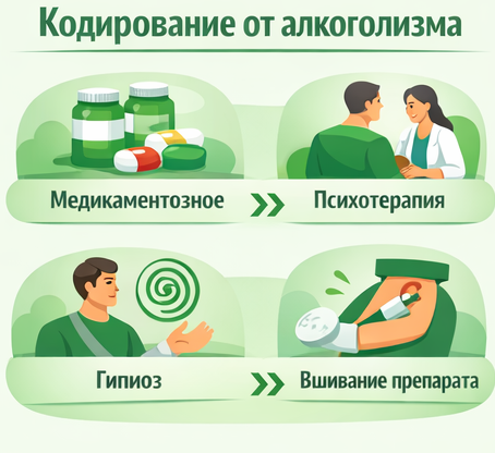 кодирование от алкоголизма в Унече Санати